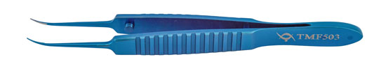 TMF503 OSHER TYING FORCEPS CURVED,  TITANIUM