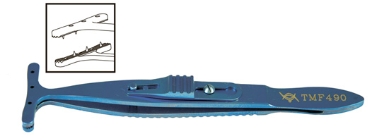 TMF490 PATERMANN CLAMPS FOR MUSCLE, TITANIUM