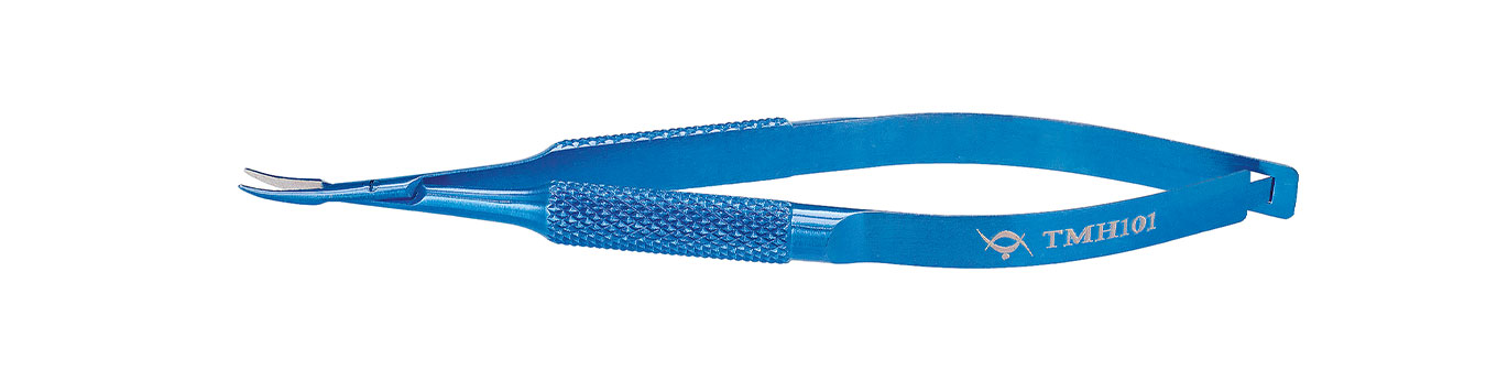 TMH101 COHAN NEEDLE HOLDER CURVED,  TITANIUM