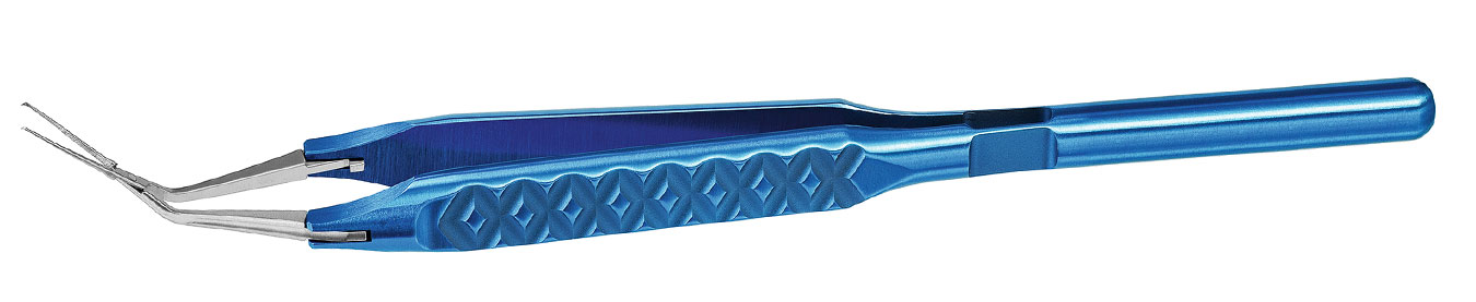 TMF 1066 CAPSULORHEXIS  CROSS-ACTION FORCEPS, ANGLED