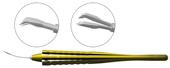 TMF140 KERSHNER MICRO CAPSULORHEXIS FORCEPS MONOBLOCK