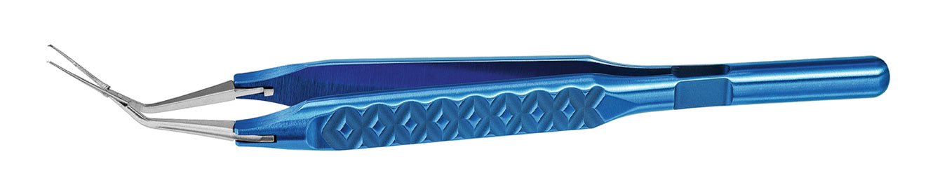 TMF 1058 CAPSULORHEXIS  CROSS-ACTION FORCEPS, ANGLED