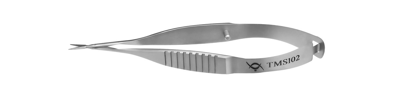 TMS102 VANNAS SCISSORS STRAIGHT,  STAINLESS STEEL