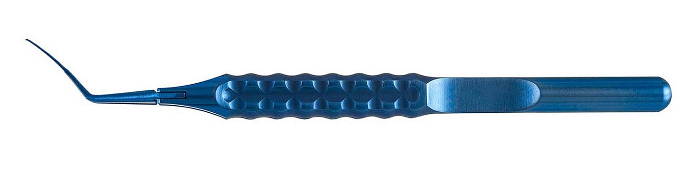 TMF166 CROSS ACTION CAPSULORHEXIS FORCEPS THREE JOINTS CURVED