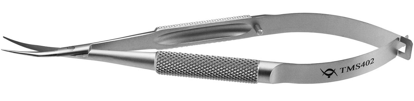 TMS402 WESTCOTT SCISSORS CURVED,  STAINLESS STEEL