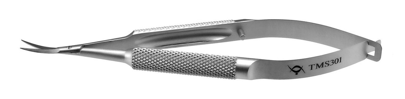TMS301 CONJUNCTIVAL SCISSORS CURVED,  STAINLESS STEEL