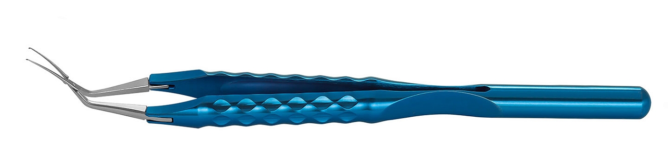 TMF2682 CROSS ACTION CAPSULORHEXIS FORCEPS THREE JOINTS CURVED