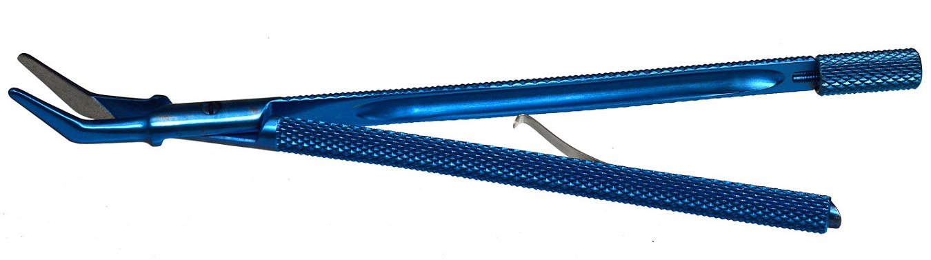 TMB103 CASTROVIEJO BLADE HOLDER STRAIGHT, TITANIUM