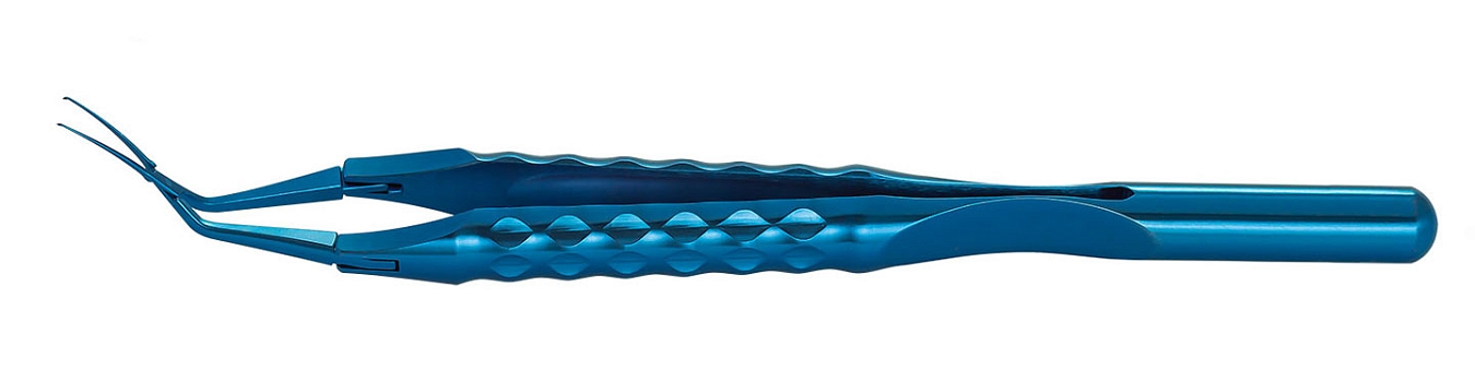 TMF1682 CROSS ACTION CAPSULORHEXIS FORCEPS THREE JOINTS CURVED