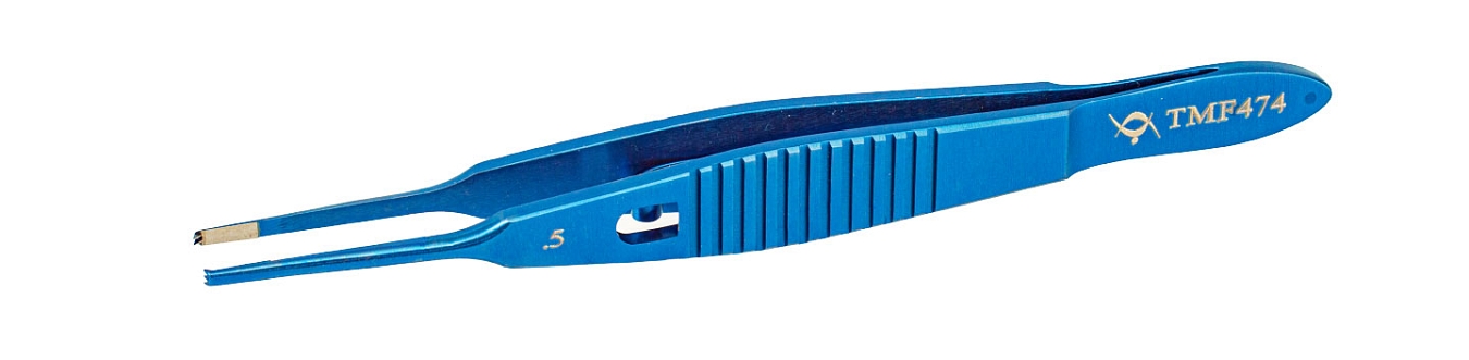 TMF474 FIXATION FORCEPS FOR MUSCLE WITH LOCK STRAIGHT, TITANIUM