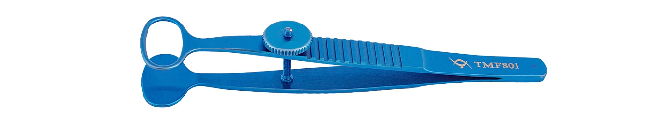 TMF801 DESMARRES CHALAZION FORCEPS,  TITANIUM