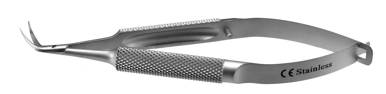 TMS206 KATZIN CORNEAL TRANSPLANT SCISSORS  RIGHT, STAINLESS STEEL