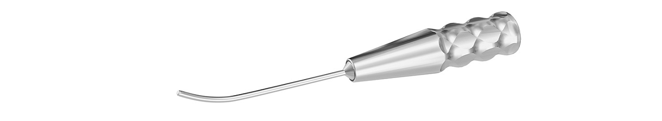 TMC102 SIMCOE CORTEX ASPIRATING CANNULA CURVED