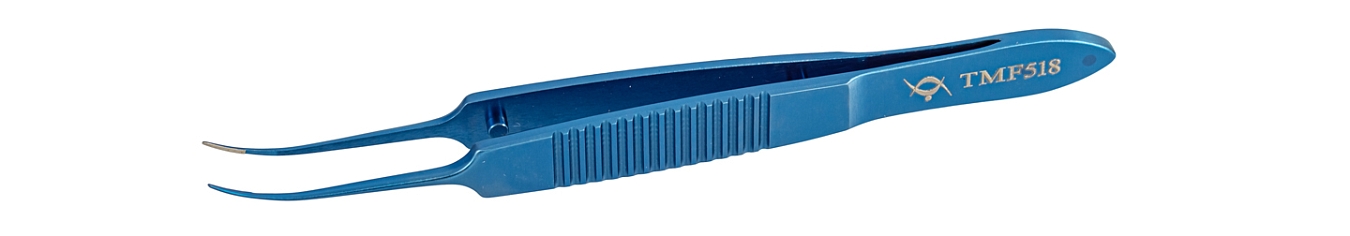 TMF518 MCPHERSON TYING FORCEPS CURVED,  TITANIUM