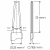 TDK402 Diamond phaco knife, TRI-FACET