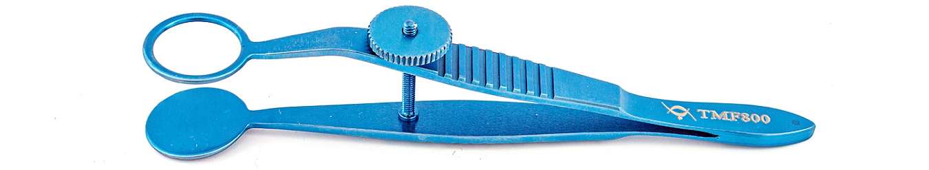 TMF800 HUNT CHALAZION FORCEPS, TITANIUM